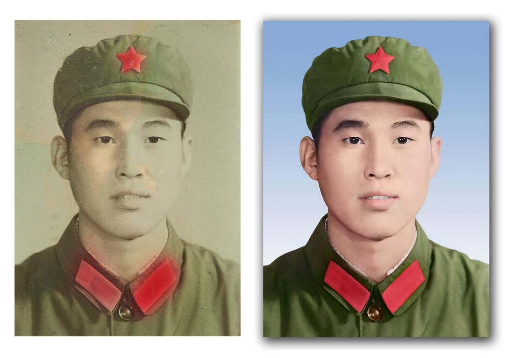 九寨沟破损照片修复-18